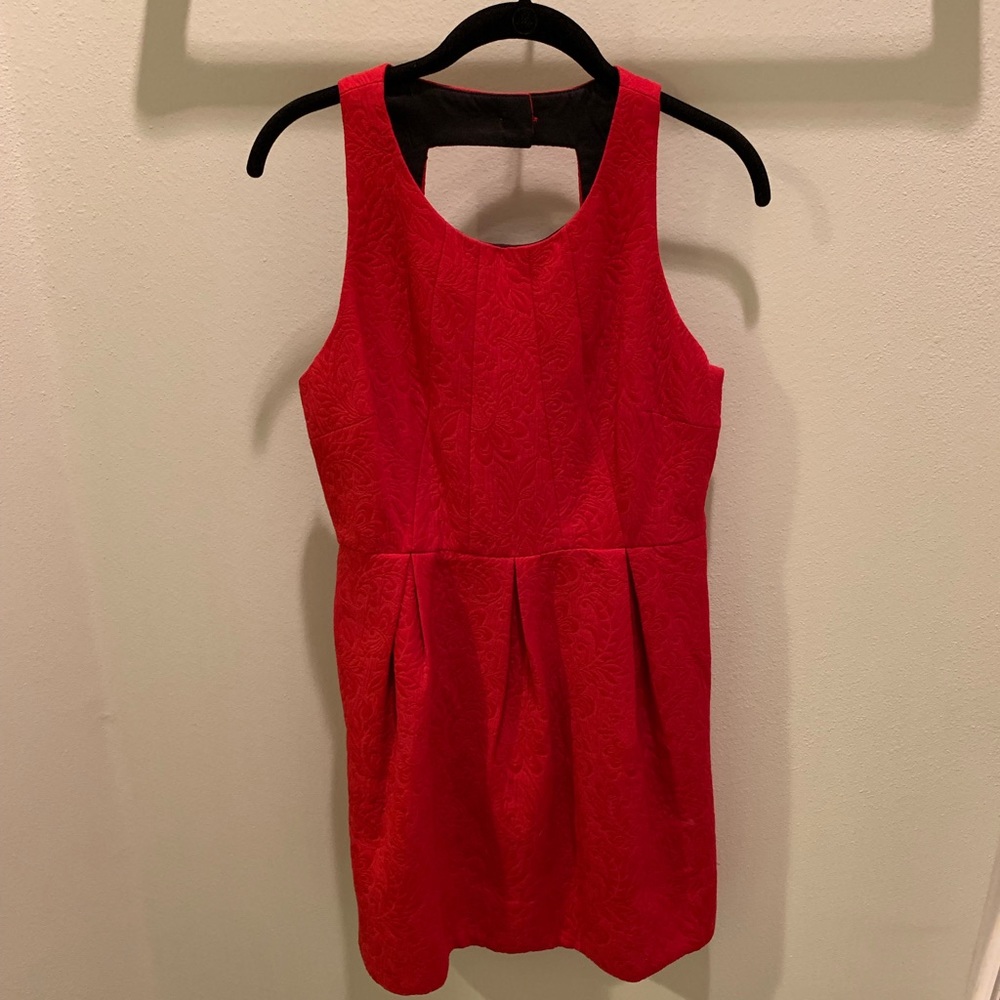 Red Anthropologie Dress